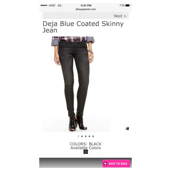 Woman's Size 15 Deja Blue Skinny Jean