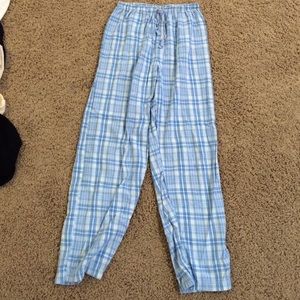 plaid pj pants