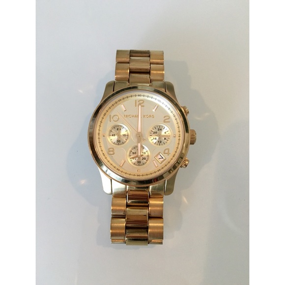 Michael Kors Gold Chronograph Watch