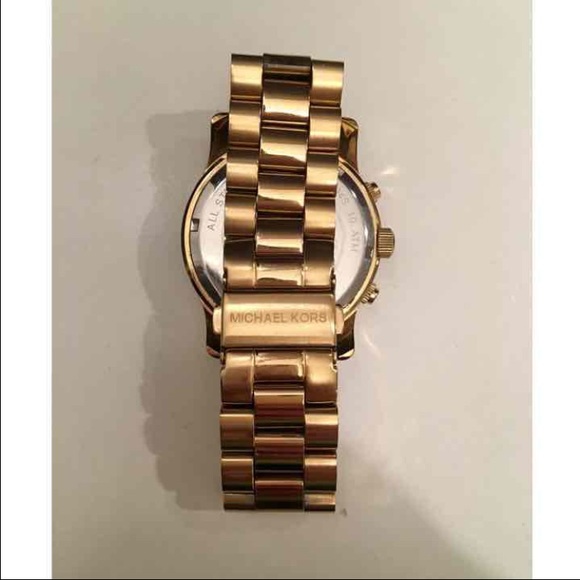 Michael Kors Gold Chronograph Watch
