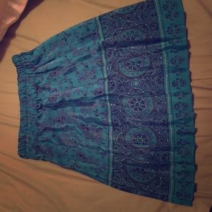 Blueprinted skirt