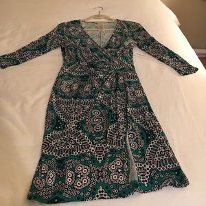 Fun and flirty laundry wrap dress