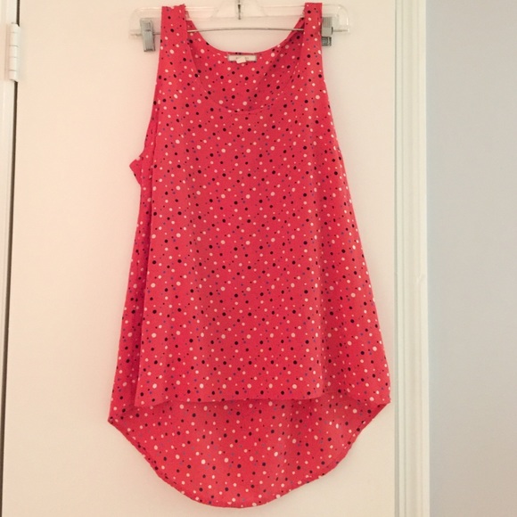 Pink Nordstrom polka dot blouse - Size Small