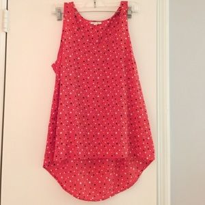 Pink Nordstrom polka dot blouse - Size Small