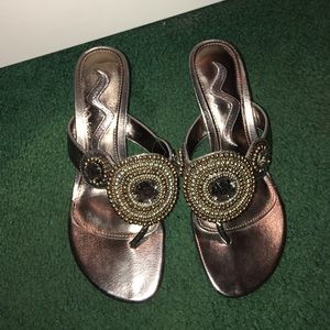 Silver wedge size 5