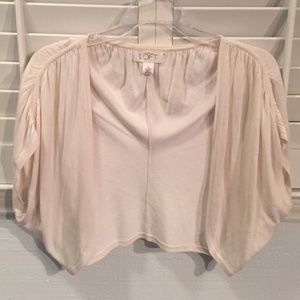 Loft Cream Shrug