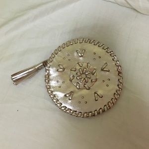 Gold Jack Rogers change purse