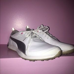 Pink & White Puma Golf Shoes (Worn Only Once!)