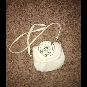 white purse