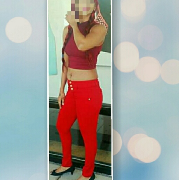 Burgundy red Crop top