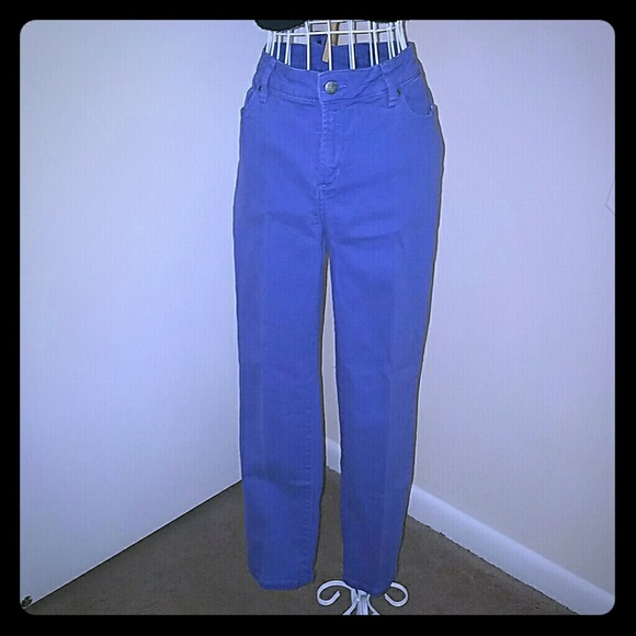 NWOT NYDJ Clarissa Ankle Jeans in Periwinkle