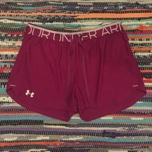 Under Amour Purple Running Shorts