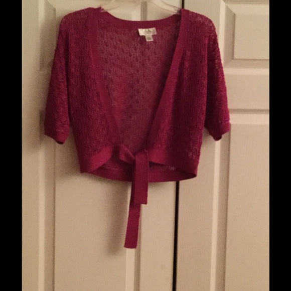 Magenta cardigan