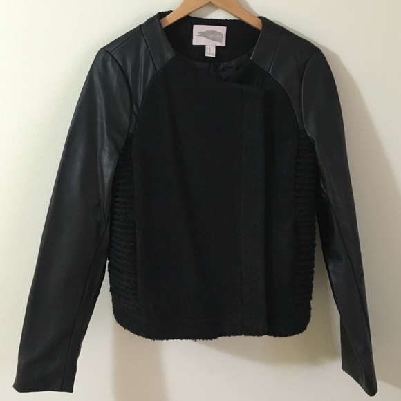 F21 Wool Moto Jacket