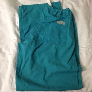 Drawstring scrub pant