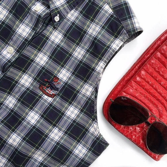 Faconnable plaid button down - Picture 3 of 3