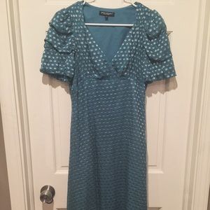 Betsey Johnson Dotted Blue Dress