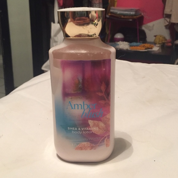Amber Blush Bath and Body works lotion and Spray