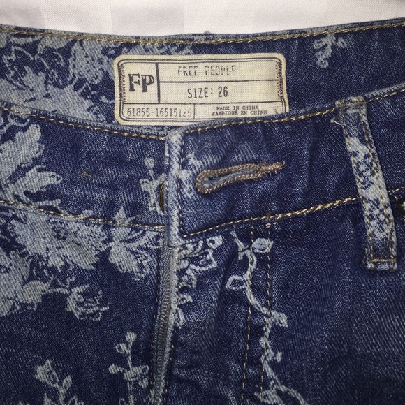 Free People Designed Jean Shorts - Picture 2 of 2