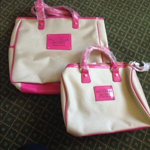 BUNDLE Victoria Secret Canvas bags