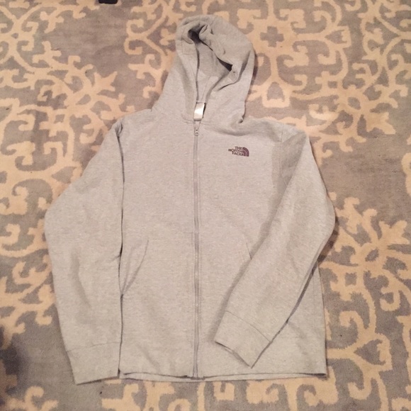 Grey North Face Hoodie (men's)