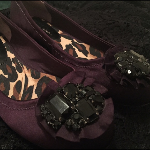 NWOT Jessica Simpson Purple Flats