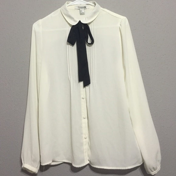 Forever 21 Tied blouse