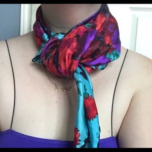 Floral scarf