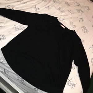 Black sweater shirt size small