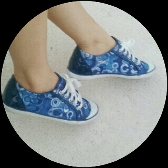 Coach Blue Sneakers Shoes