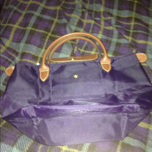 Authentic longchamp with short straps