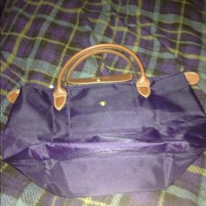 Authentic longchamp with short straps