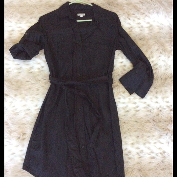 BOSTON PROPER Black Dress