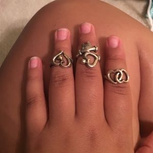 Three James Avery rings