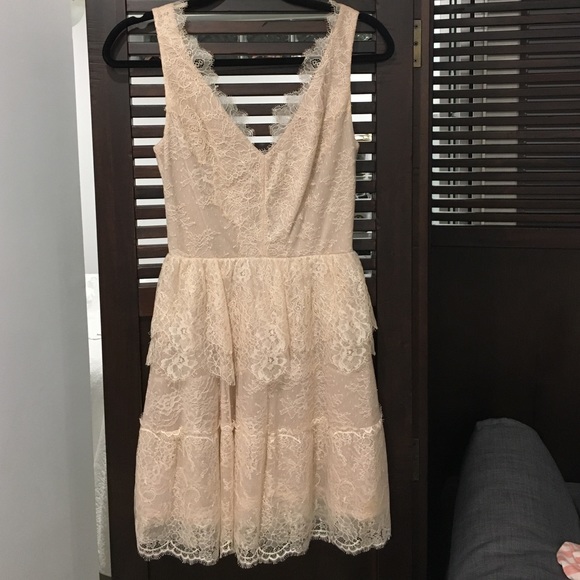 BCBG lace cocktail dress