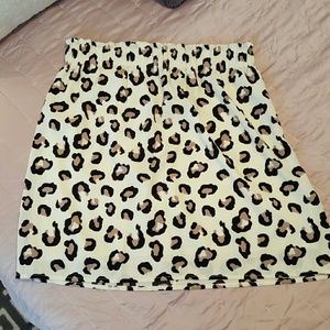 Leopard Print Skirt