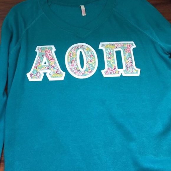 AOII V Neck Sweatshirt - Picture 2 of 3