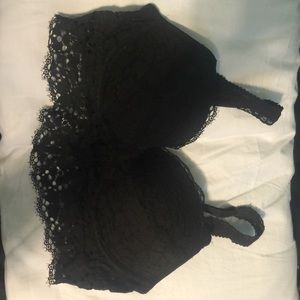Black Lacey bralette