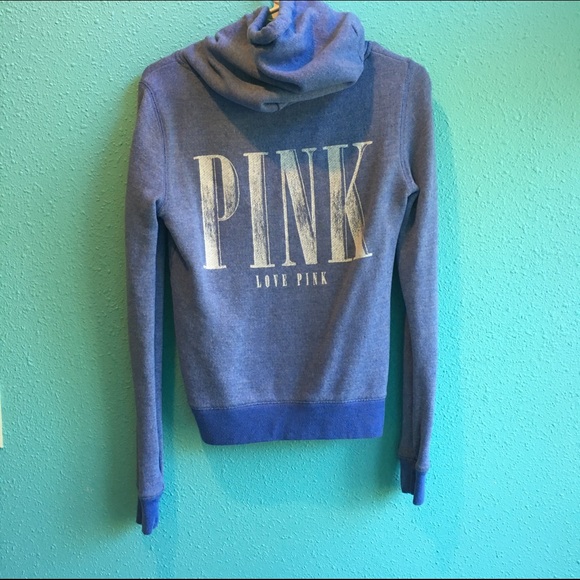 PRICE FIRM PINK Purple Zip Up Hoodie