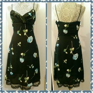 ADRIANNA PAPELL Slip Dress Size 8 Silk