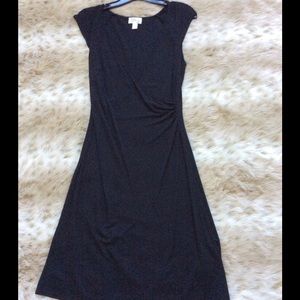 LOFT Black Dress, Wrinkle Free Rayon and Polyester