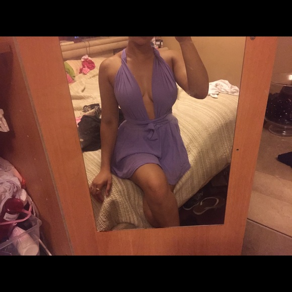 Multi way lavender romper