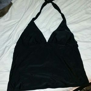 Old Navy black tankini top