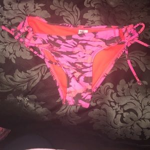 Pink & grey camo swimming suit bottoms