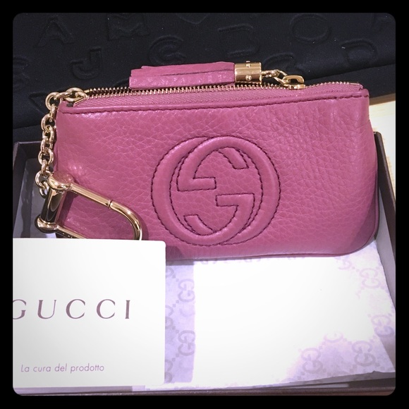 Gucci soho small wallet with key charm