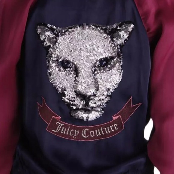 💕❤️New with Tag 💕❤️JUICY COUTURE RACER JACKET Lg - Picture 3 of 3