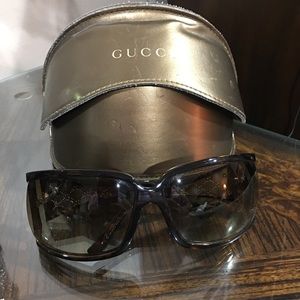 Vintage Gucci brown sunglasses
