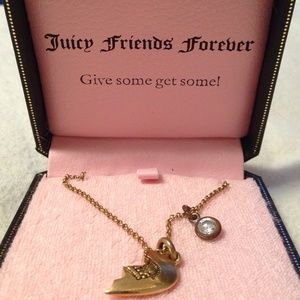 Juicy Couture Jewelry - Juicy Couture BFF Half Heart Necklace Juicy Couture Jewelry - Juicy Couture BFF Half Heart Necklace