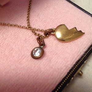 Juicy Couture Jewelry - Juicy Couture BFF Half Heart Necklace Juicy Couture Jewelry - Juicy Couture BFF Half Heart Necklace
