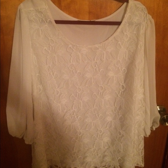 Sheer Lace Bouse